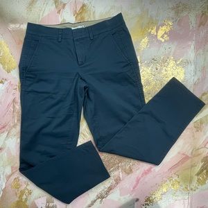 Vince blue skinny Capri ankle pants 0